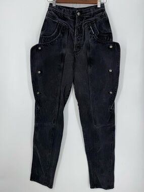 Rocky Mountain VINTAGE High-Waist 90's Black Women's Utility Jeans Size 29/9
